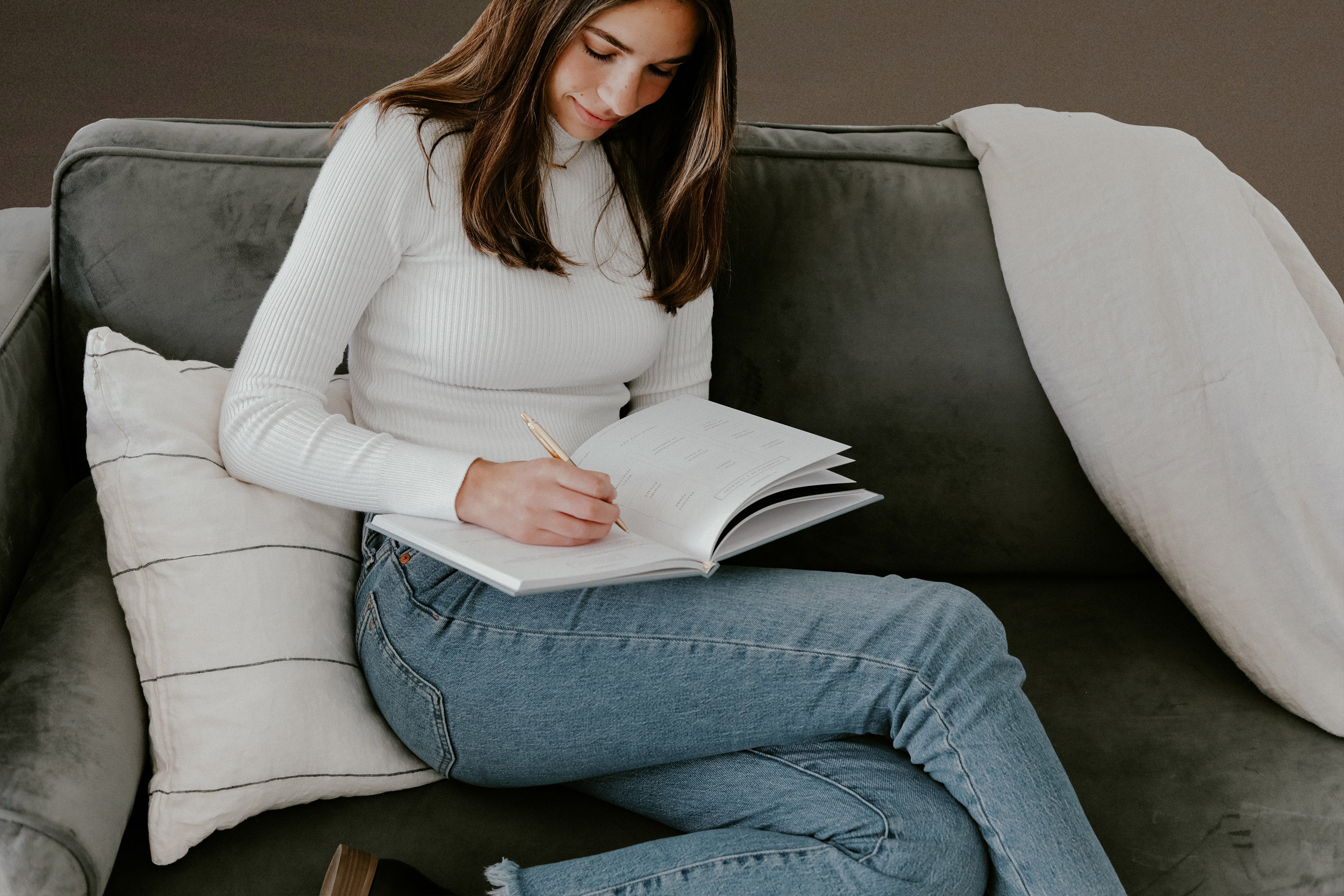 woman journaling