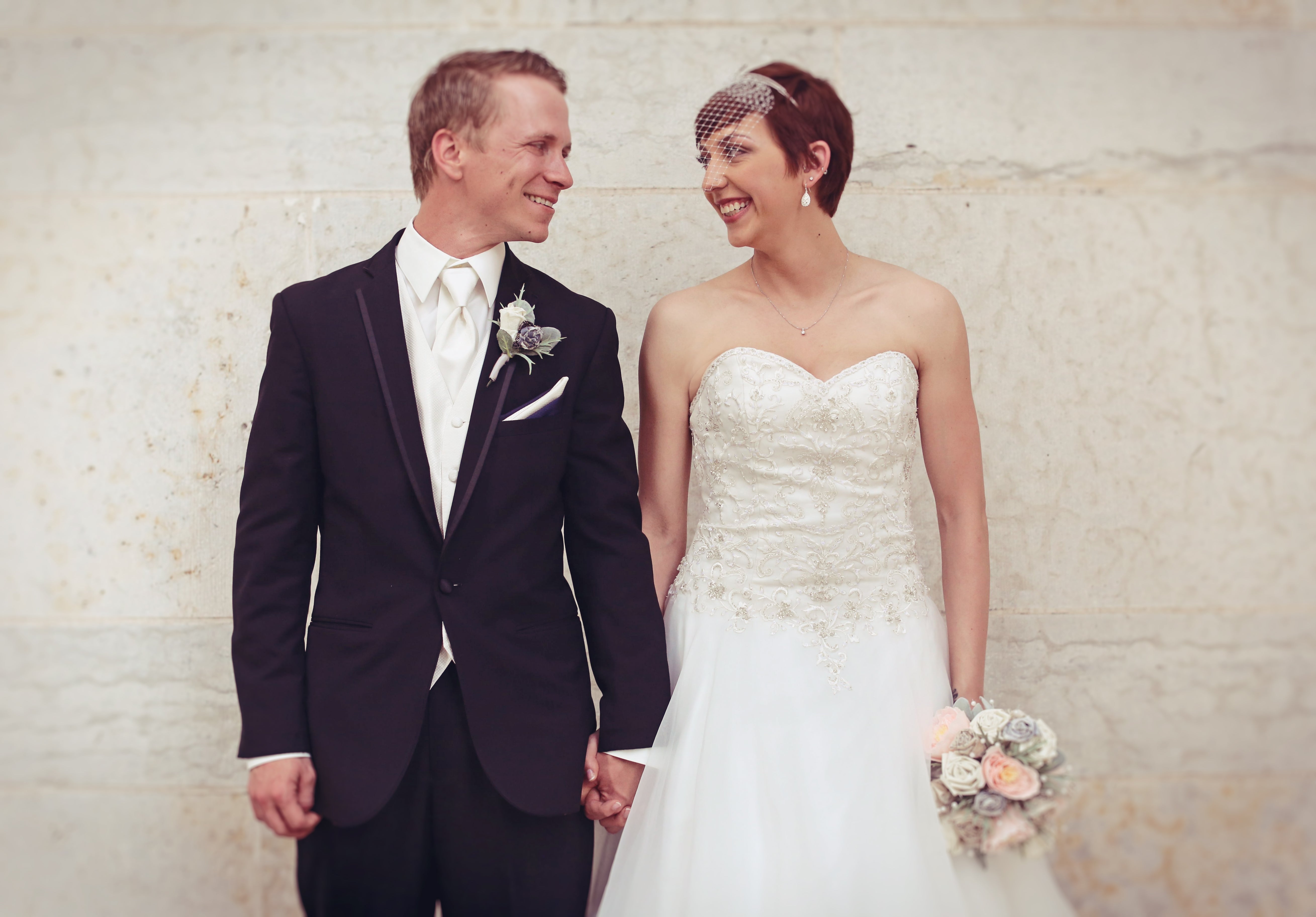 Wedding photo of Matt Henterly and Emma Henterly (Editor of Columbus Weddings Magazine)