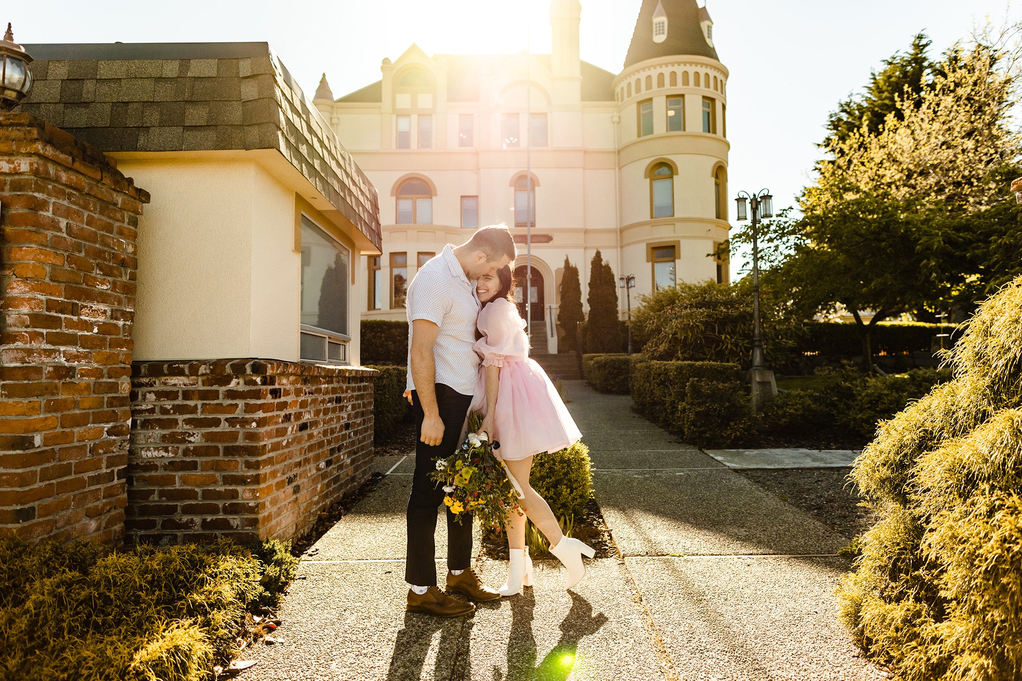 Couple engagement photo