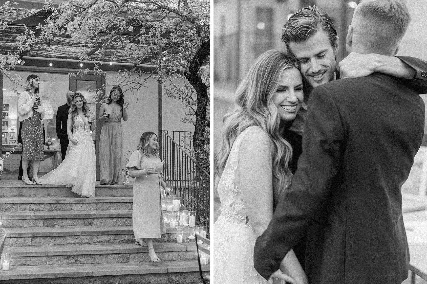 Couple on their wedding day. Photo by Feather & Twine Photography