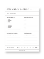 Load image into Gallery viewer, Self-Care Practice (Printable PDF)