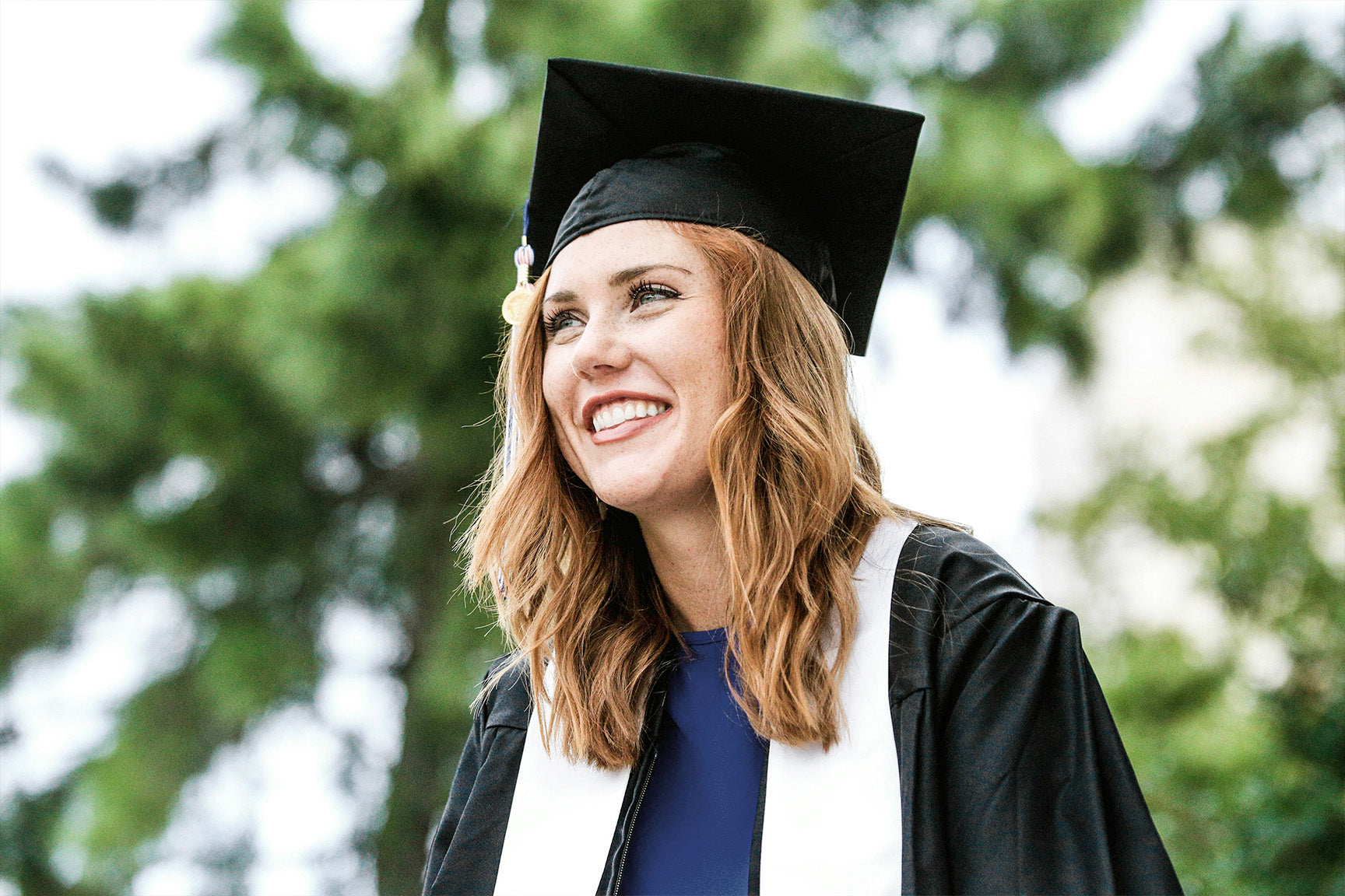 young woman graduate