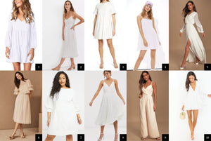 Fashion Roundup: 10 Little White Dresses