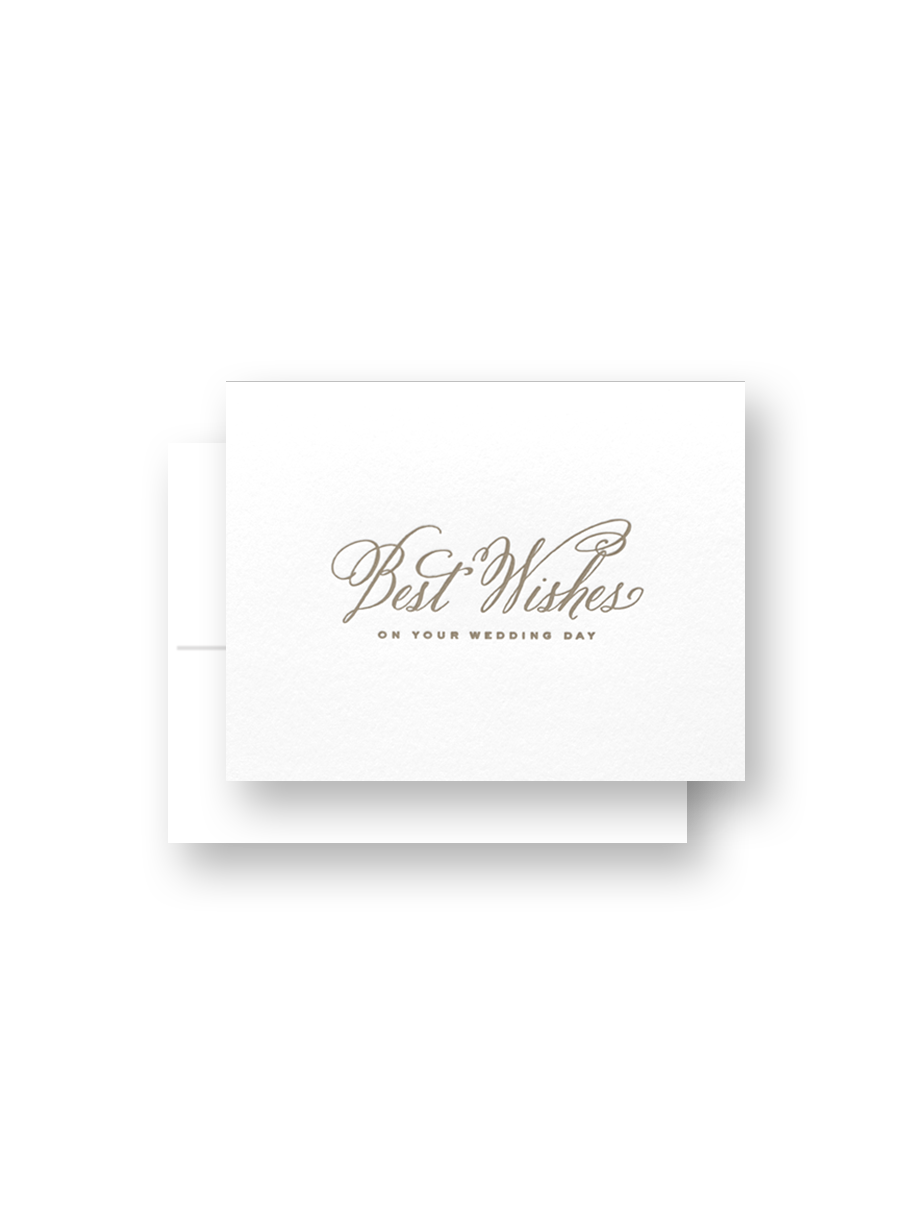Best Wishes Wedding Card