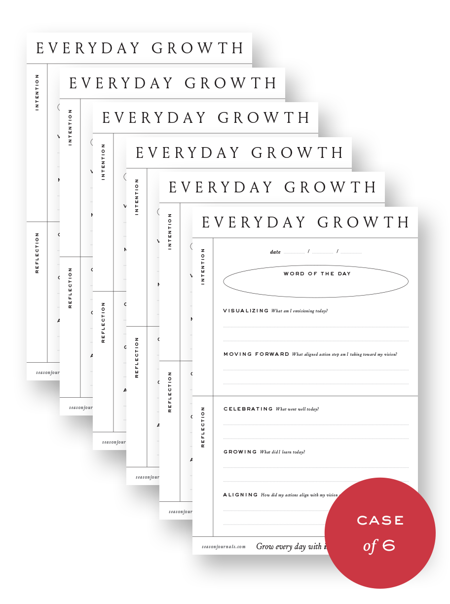 Everyday Growth Notepad (Case of 6)