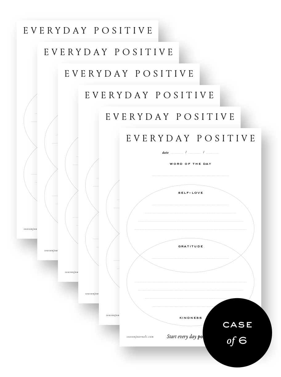 Everyday Positive Notepad | Journal Tool for Self-Love & Gratitude ...