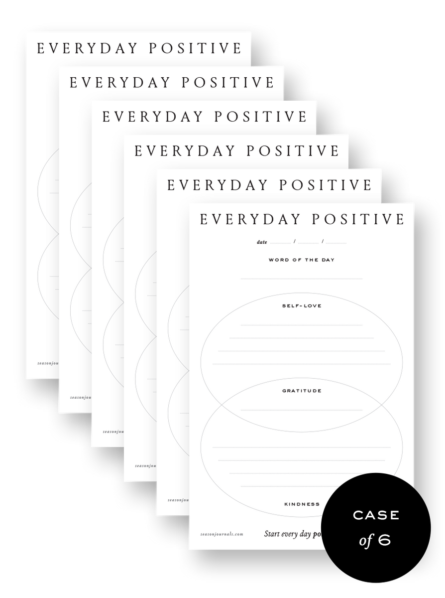 Everyday Positive Notepad | Journal Tool for Self-Love & Gratitude ...