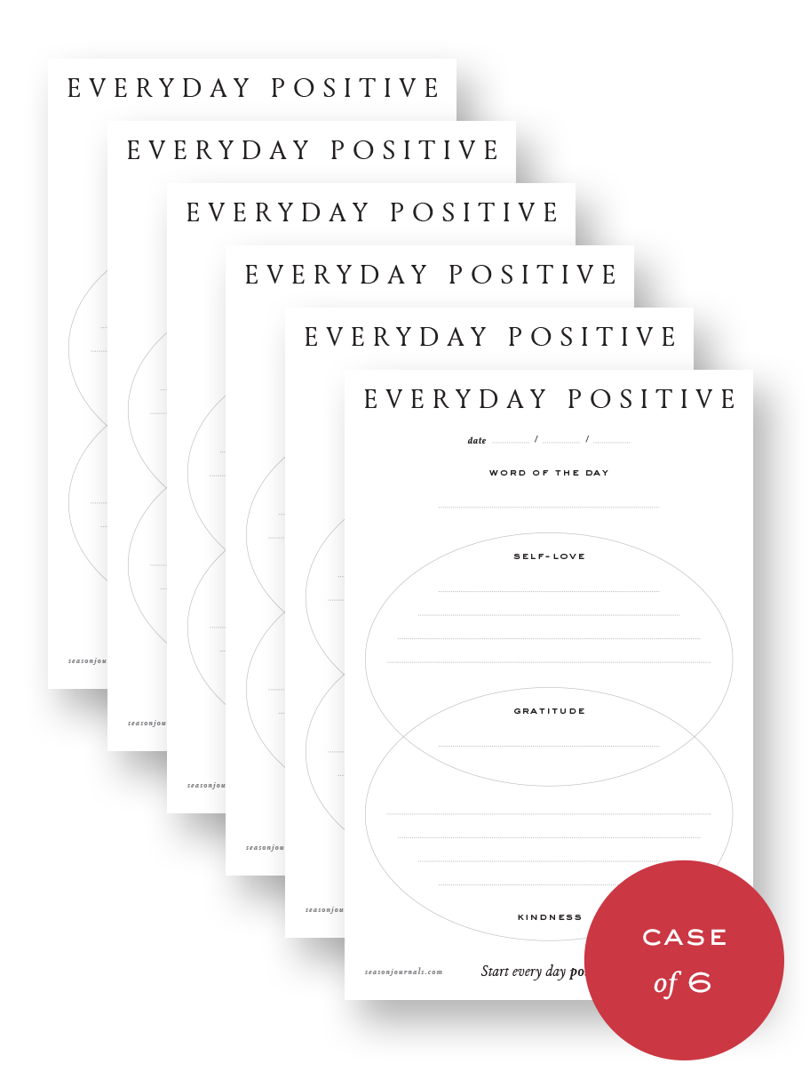 Everyday Positive Notepad (Case of 6)