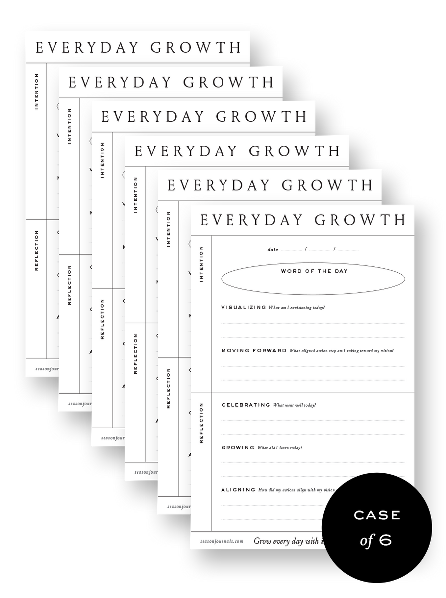 Everyday Growth Notepad | Journal Tool for Goals & Growth – Season Journals