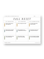 Load image into Gallery viewer, Fall Reset worksheet
