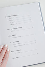Load image into Gallery viewer, Inside page showing table of contents of Engagement Journal
