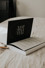 Load image into Gallery viewer, Everyday Positive Journal on linen blanket in bedroom

