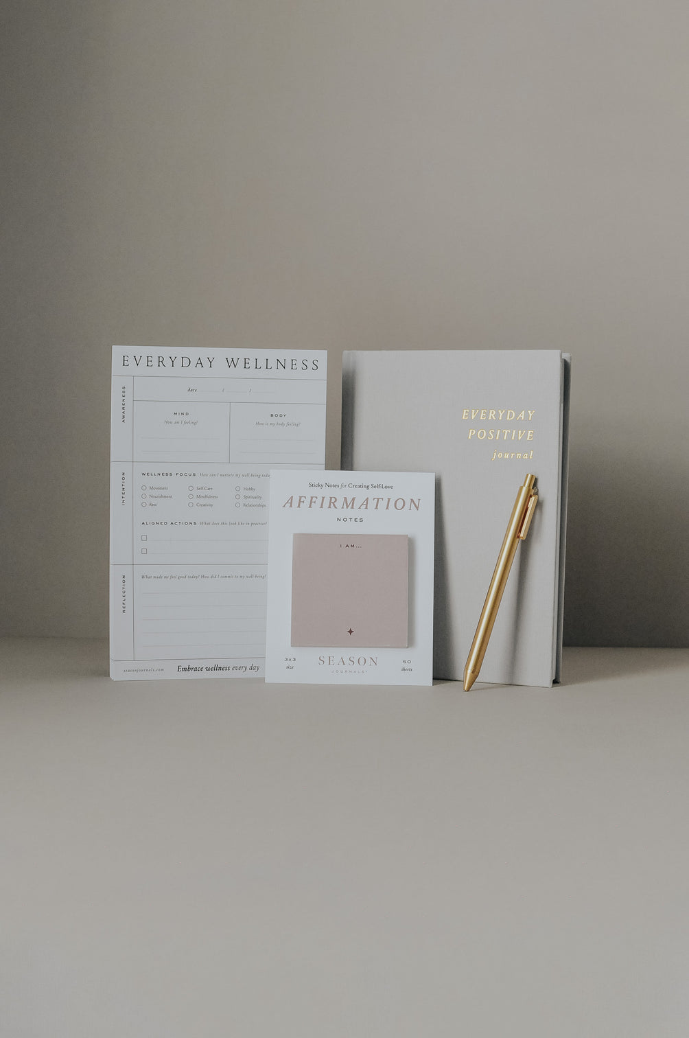 Wellness Bundle | Gift Set | Wellness Journal Tools for Women & Men ...