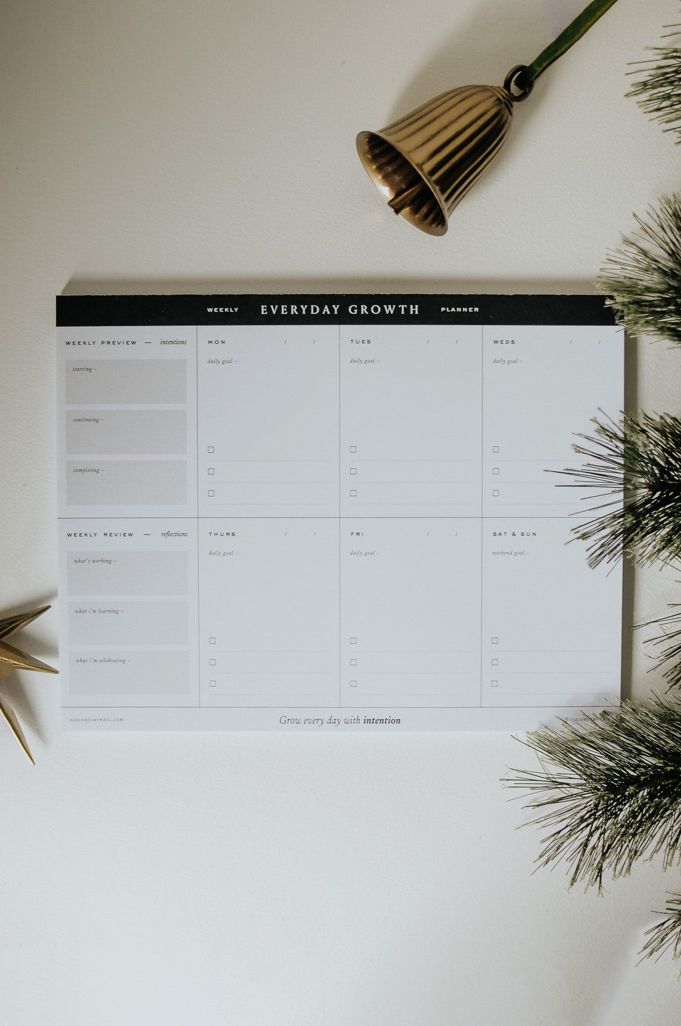 Everyday Growth Weekly Planner (Case of 6)