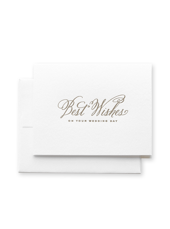 Best Wishes Wedding Card