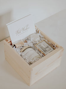 Wedding gift box wood box keepsake